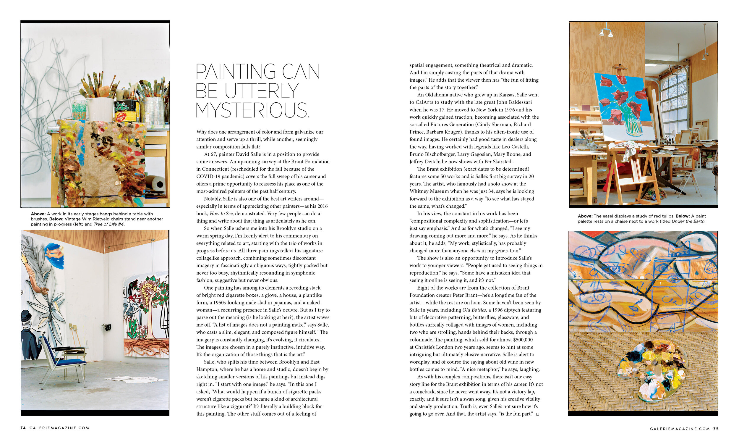 Studio Visit: David Salle