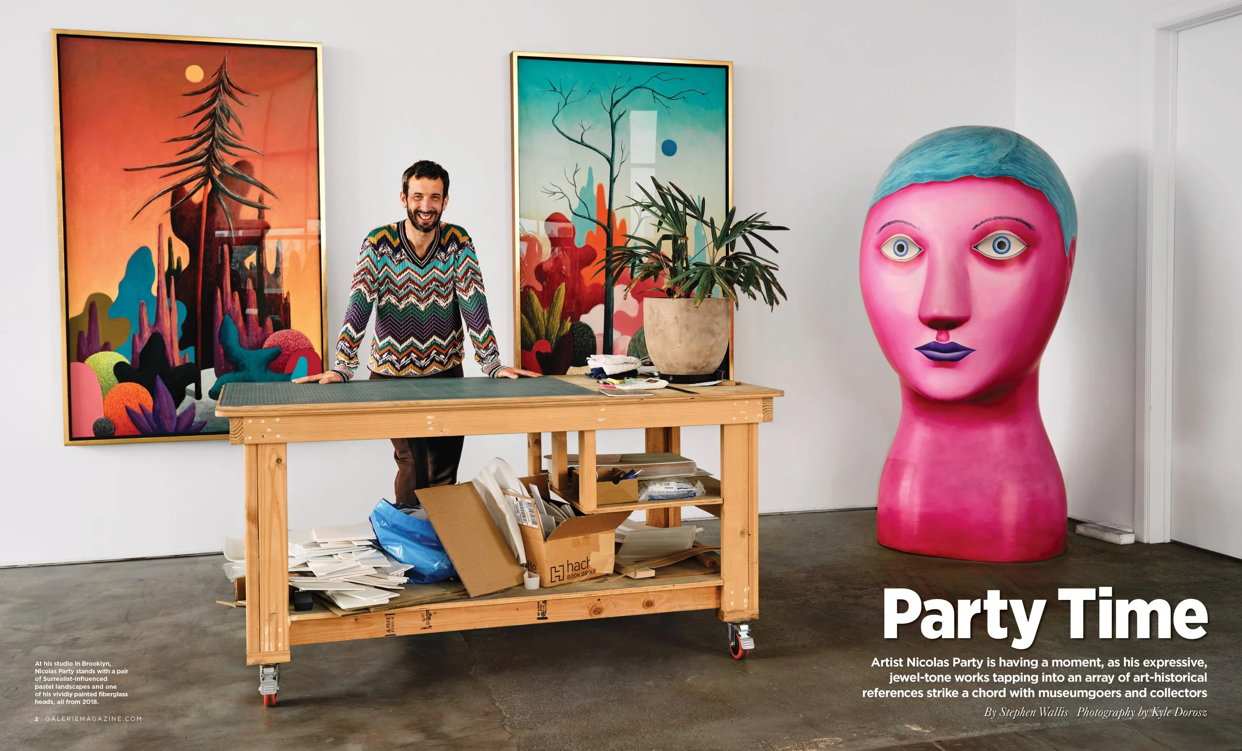 Studio Visit:  Nicolas Party