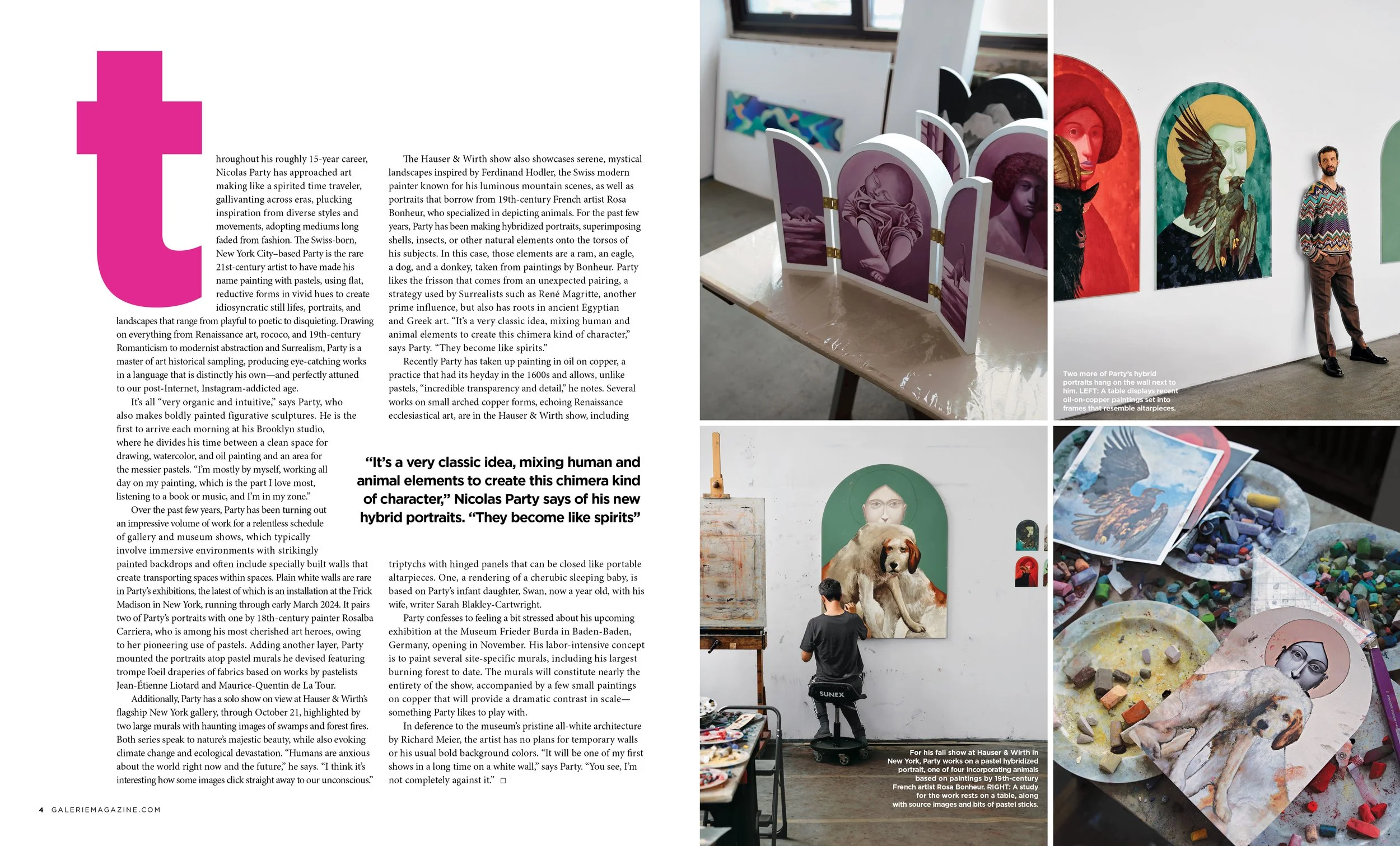 Studio Visit:  Nicolas Party