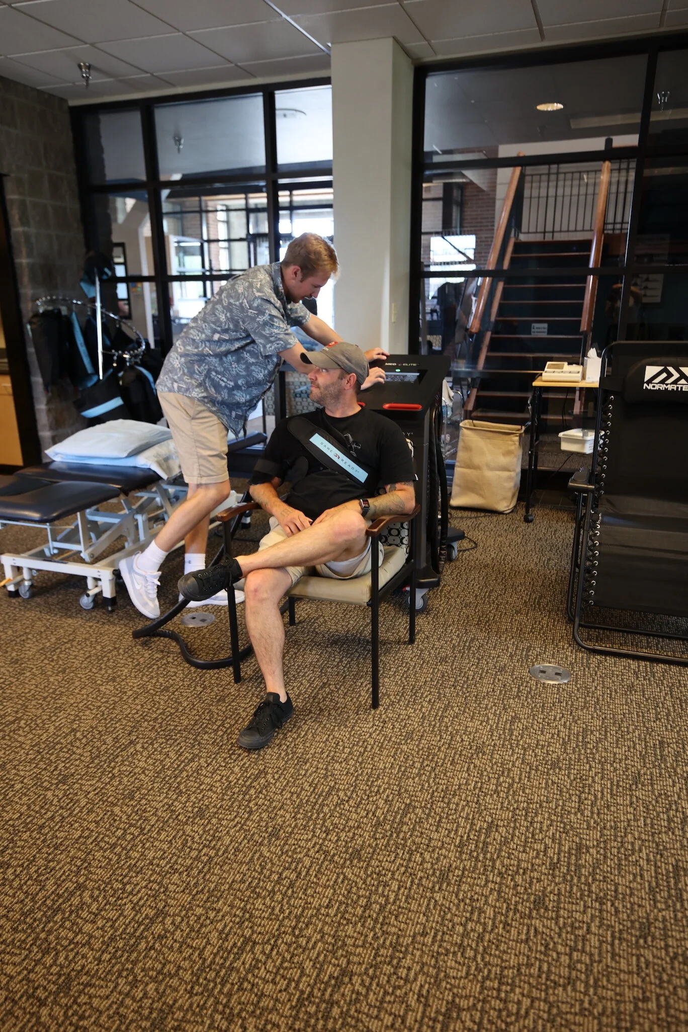 How do Normatec and HyperIce Equipment help facilitate faster healing?
