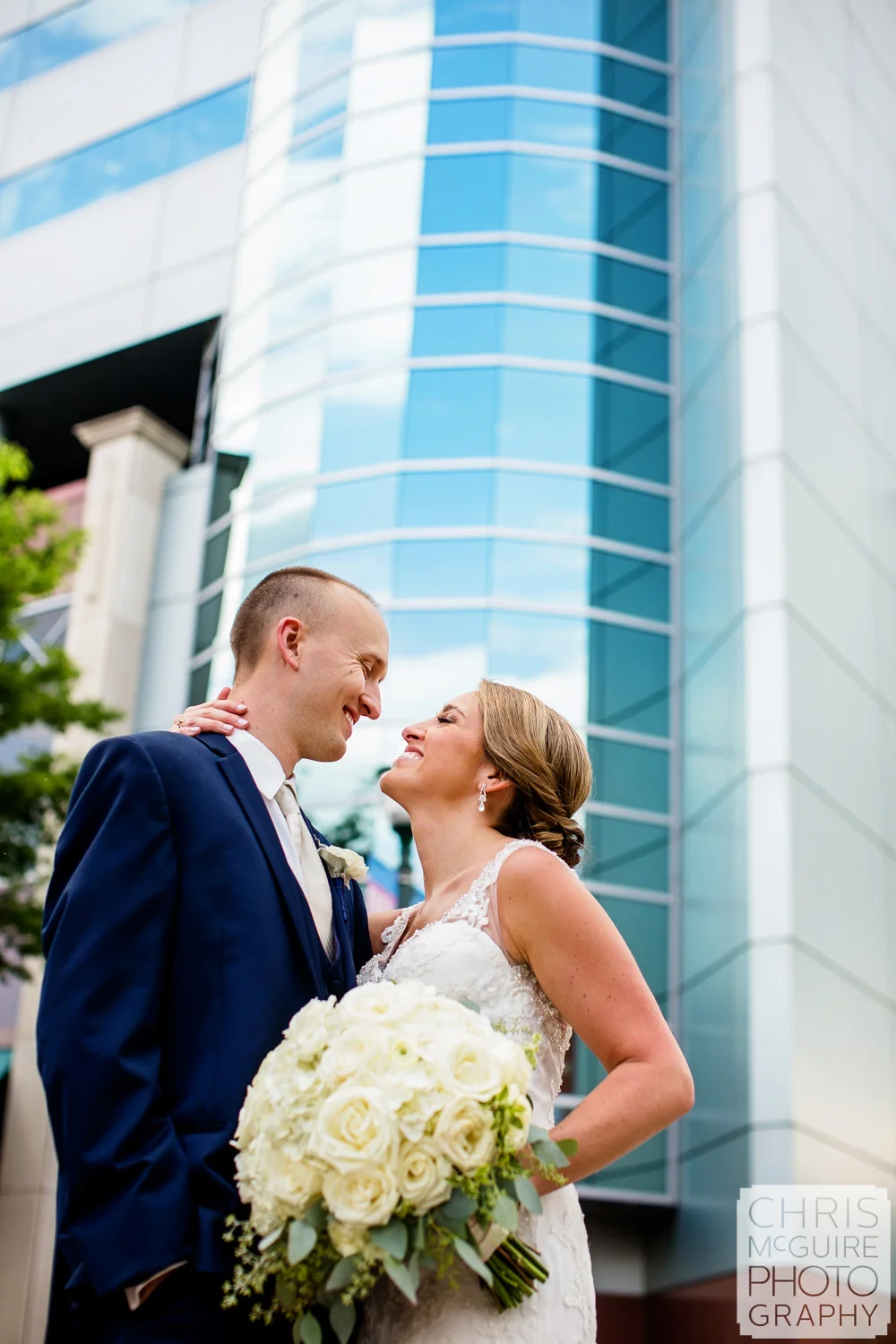 Peoria illinois modern wedding photojournalism