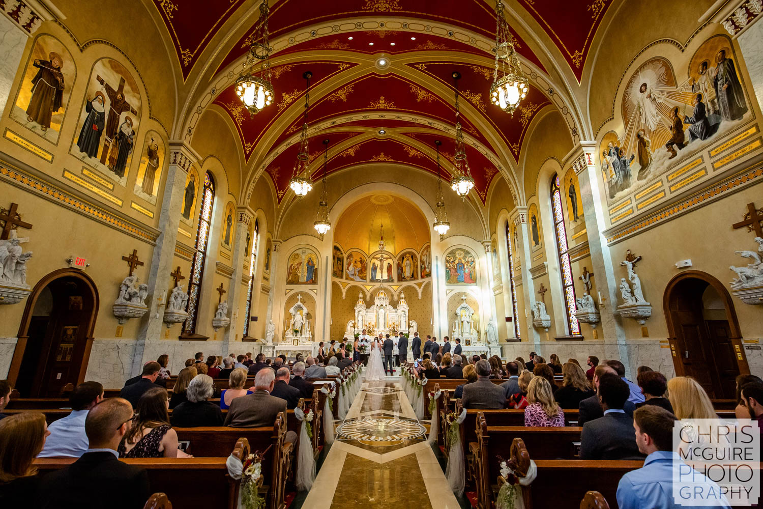 Peoria Il Wedding Photography Paige And Justin At Sacred Heart