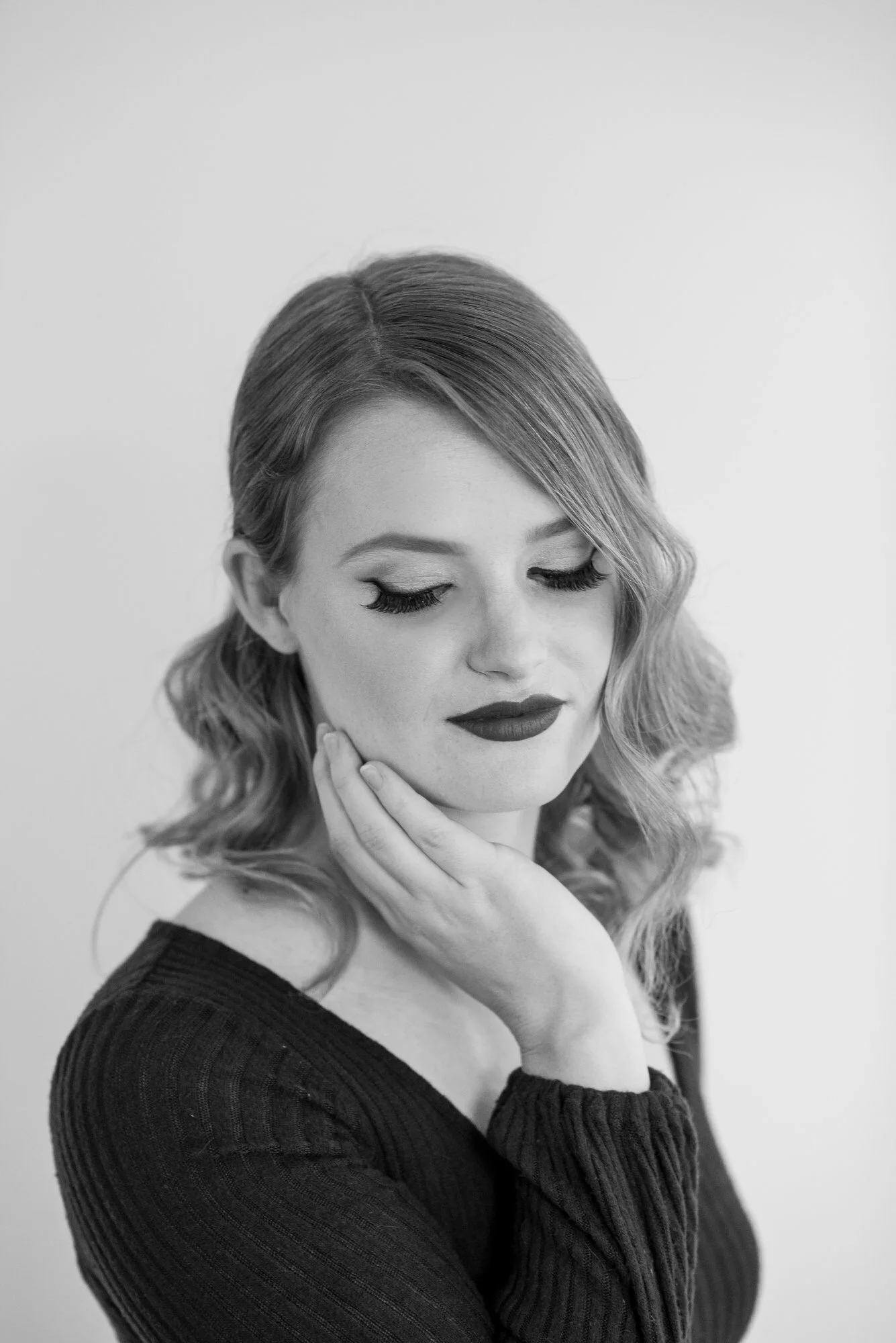 Beauty portrait by Sophia Jablonski Photography, hair and makeup Glam by Jeet