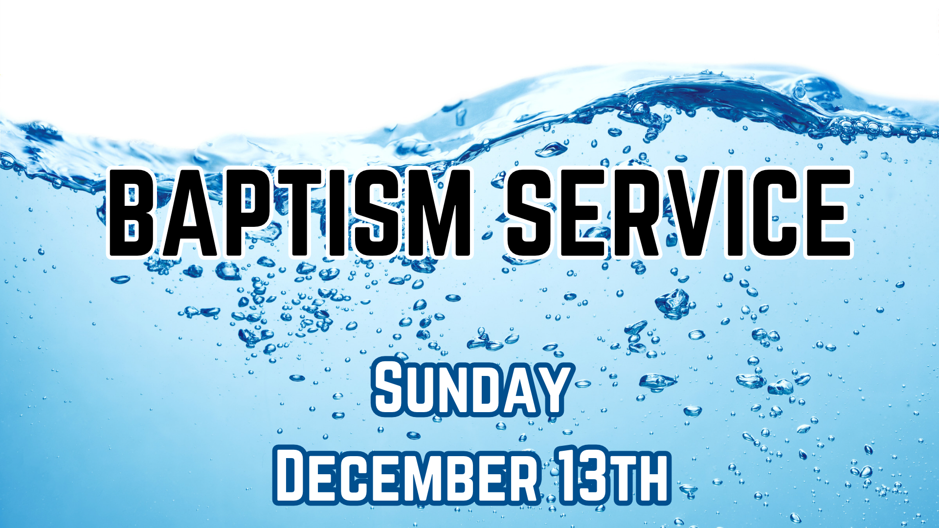 Baptism Service