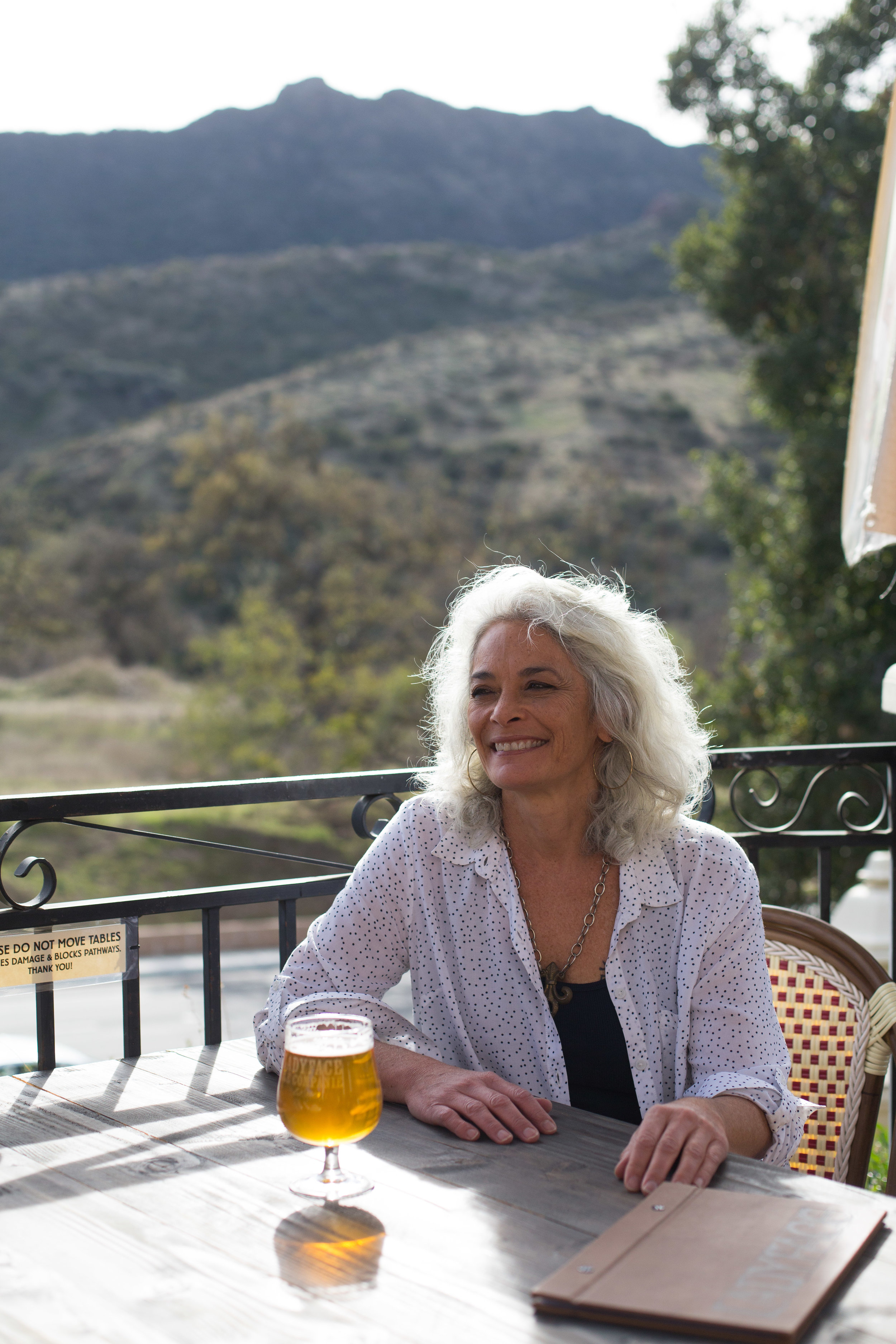 Co-Founder of LadyFace Ale, Cyrena Nouzille, for LAist 