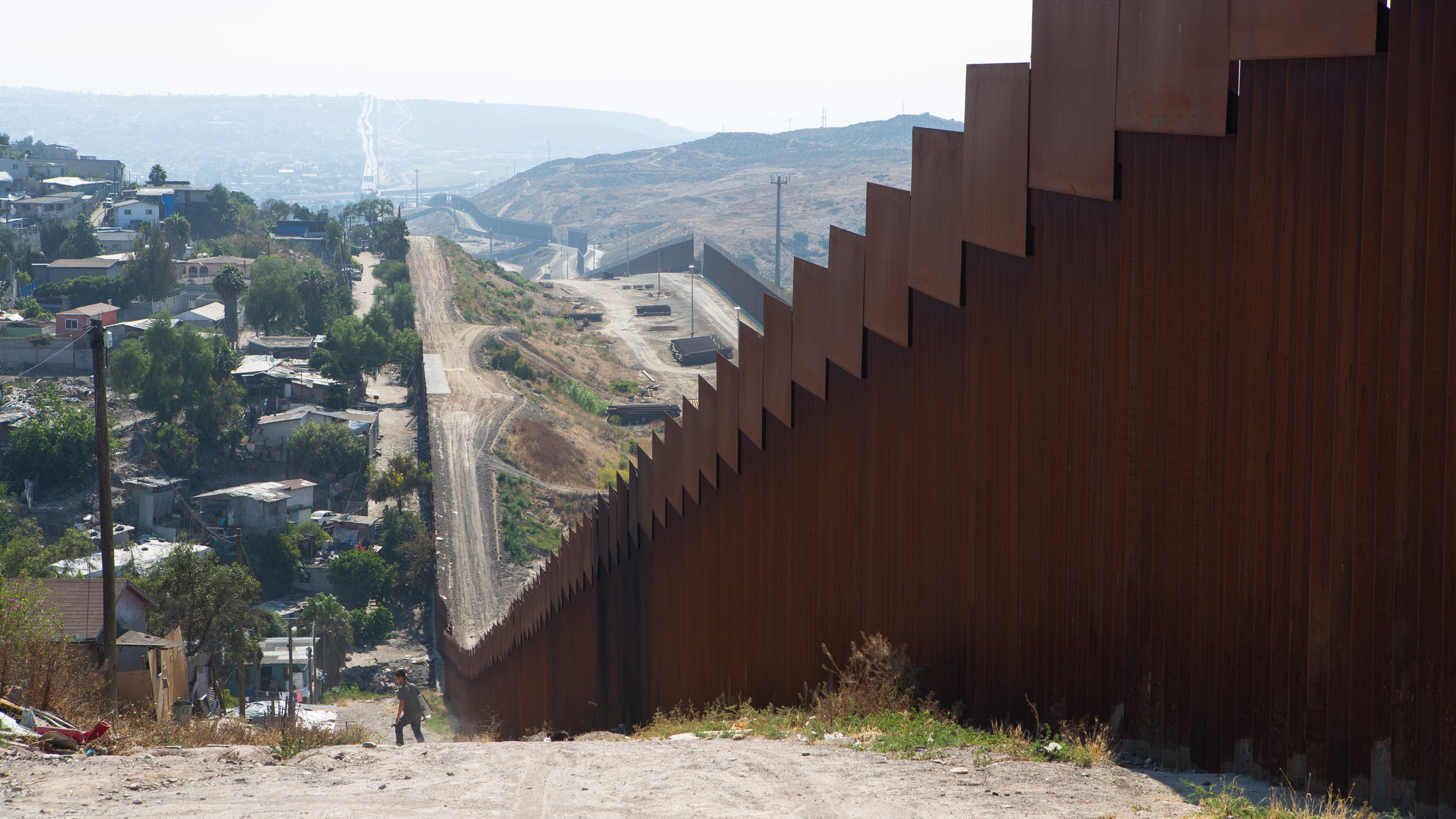 Tijuana Border Fence for NYT Student Journeys