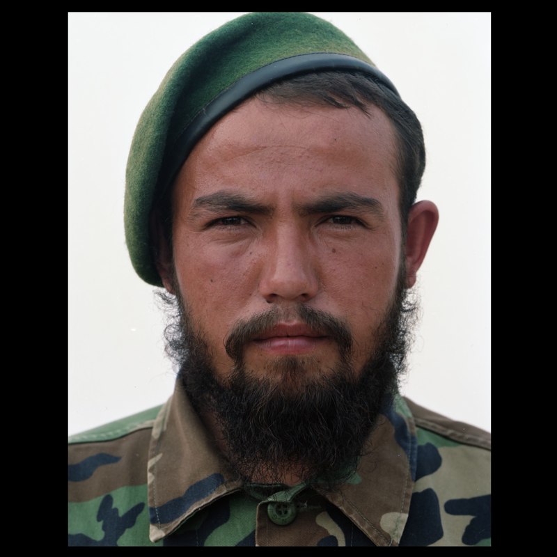 An Afghan National Army soldier in Marja.