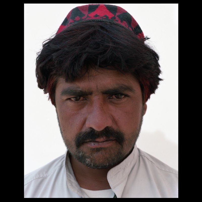  An Afghan villager waiting to sign up for the USAID Cash for Work Program. 
