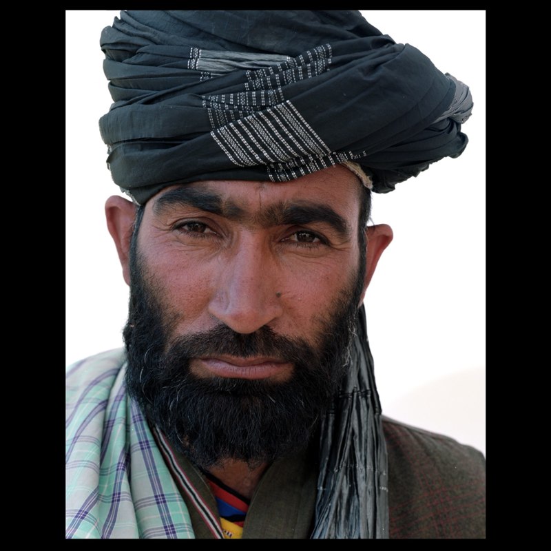  A farmer in Marja signing up for a Cash for Work program. 