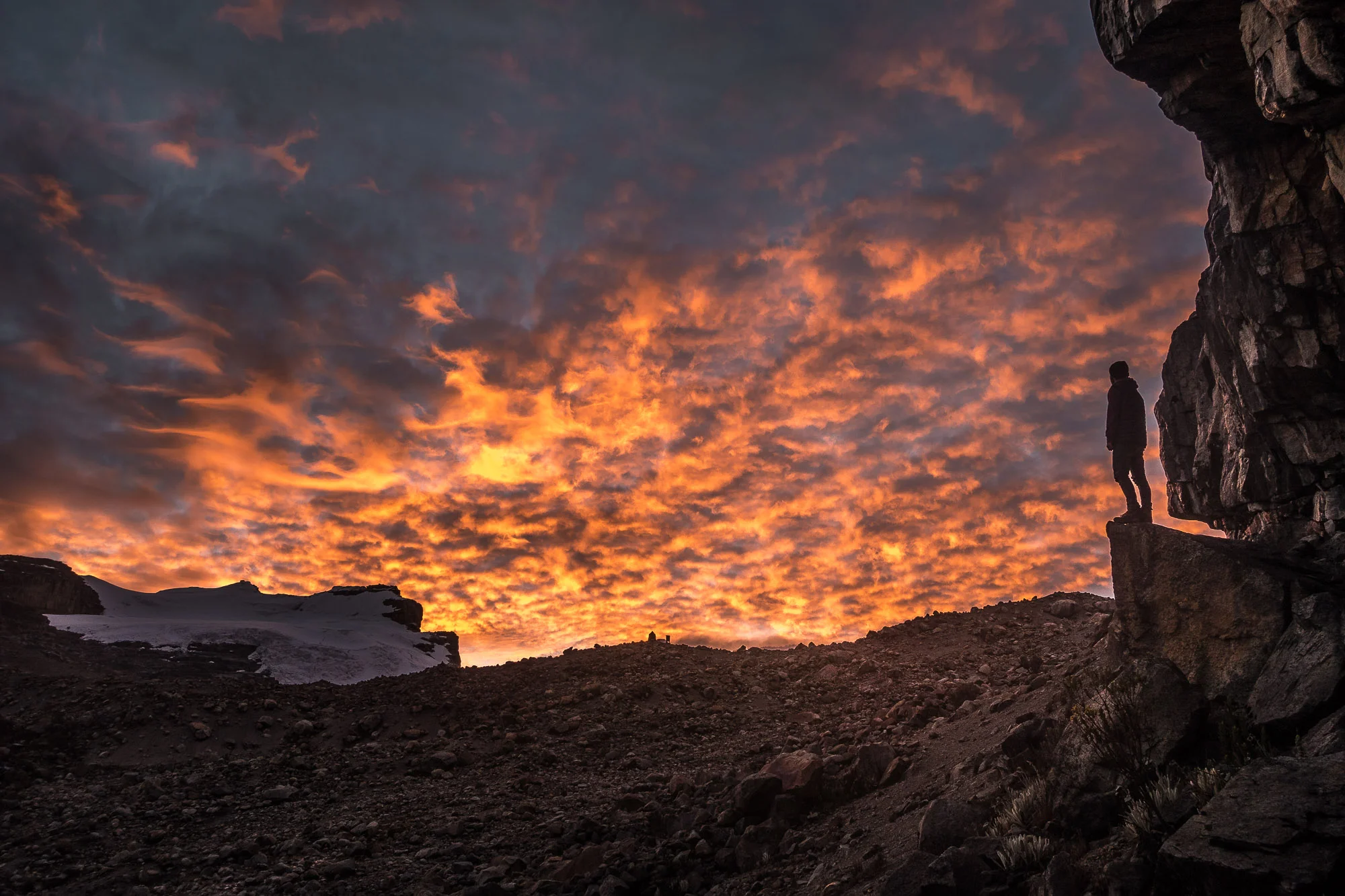 Sunrise in El Cocuy (4400m), Colombia