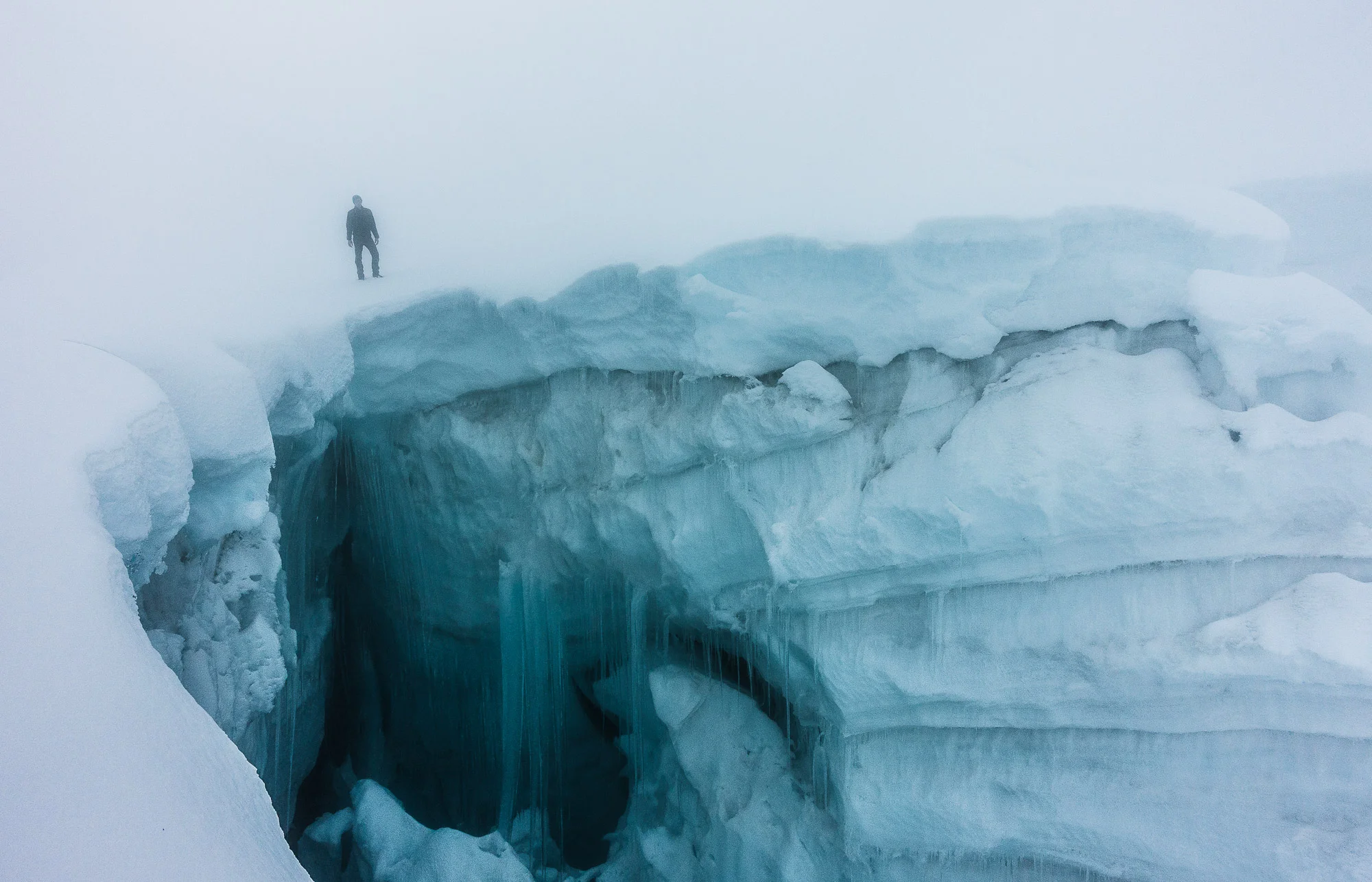 Glacier on Tocllaraju (6032m), Cordillera Blanca, Peru