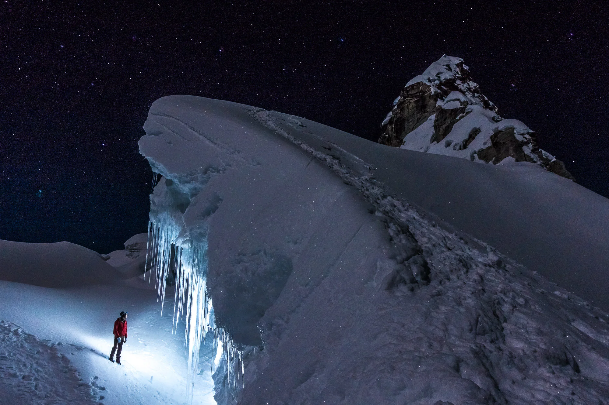Full Moon Climb of Vallunaraju (5686m), Cordillera Blanca, Peru