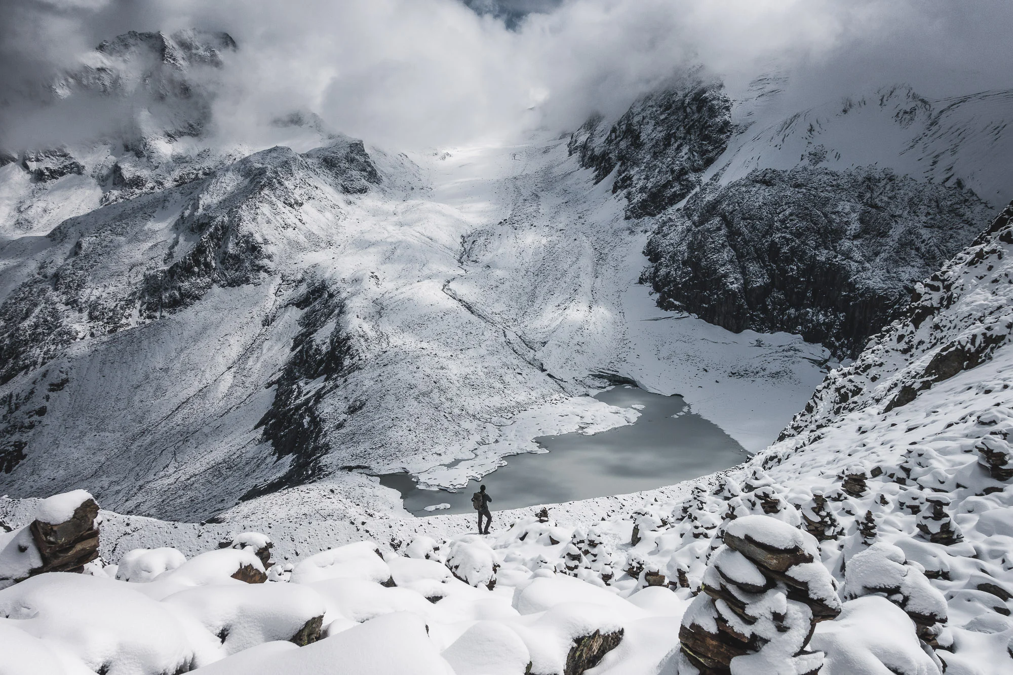 August day in Stubai, Tyrol, Austria
