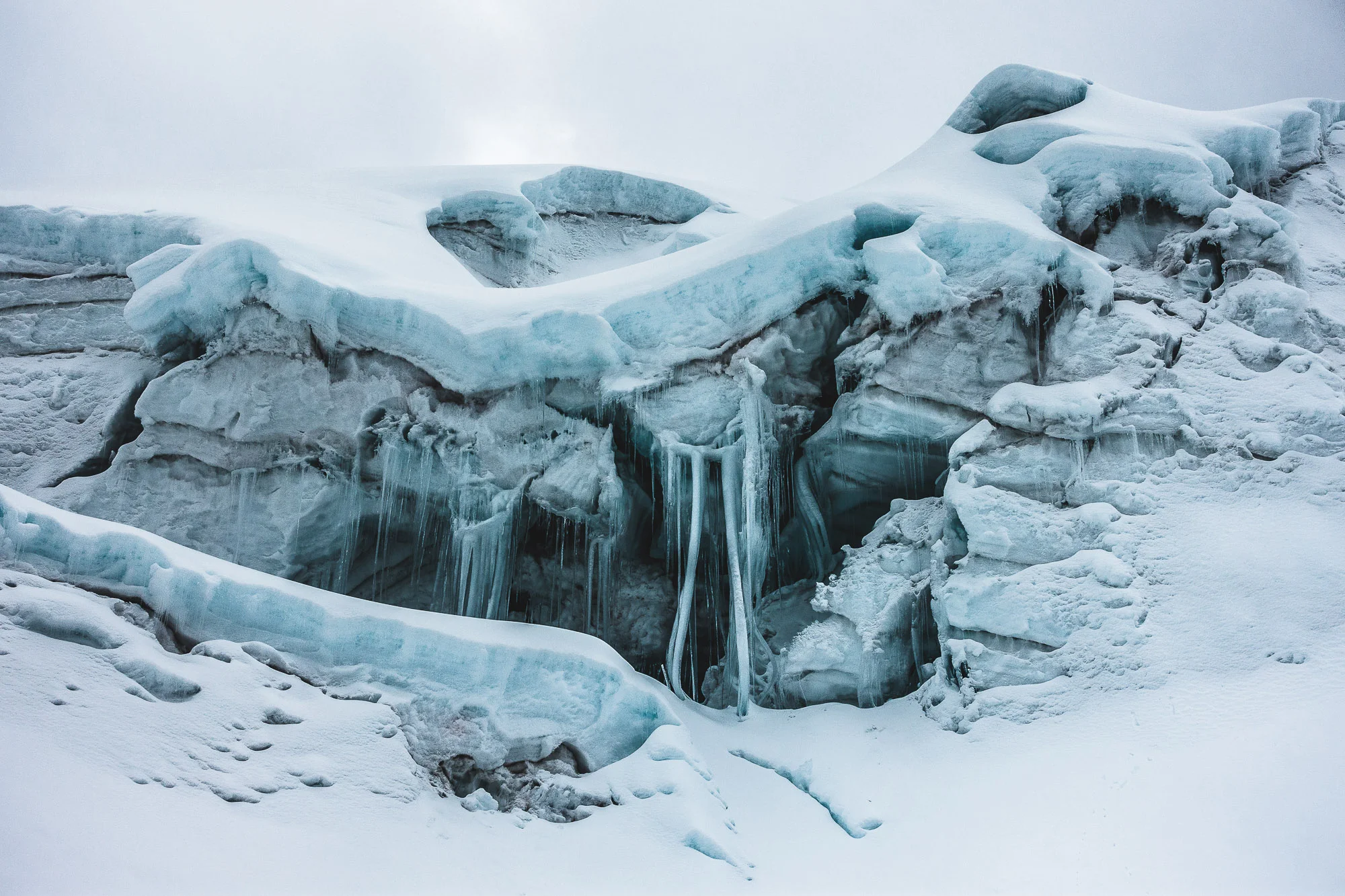 Glacier Formation, Pisco (5765m), Cordillera Blanca, Peru