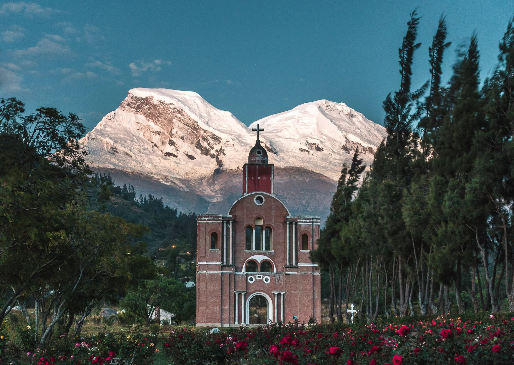 Huascaran Norte and Sur (6768m), Highest Mountains of Peru