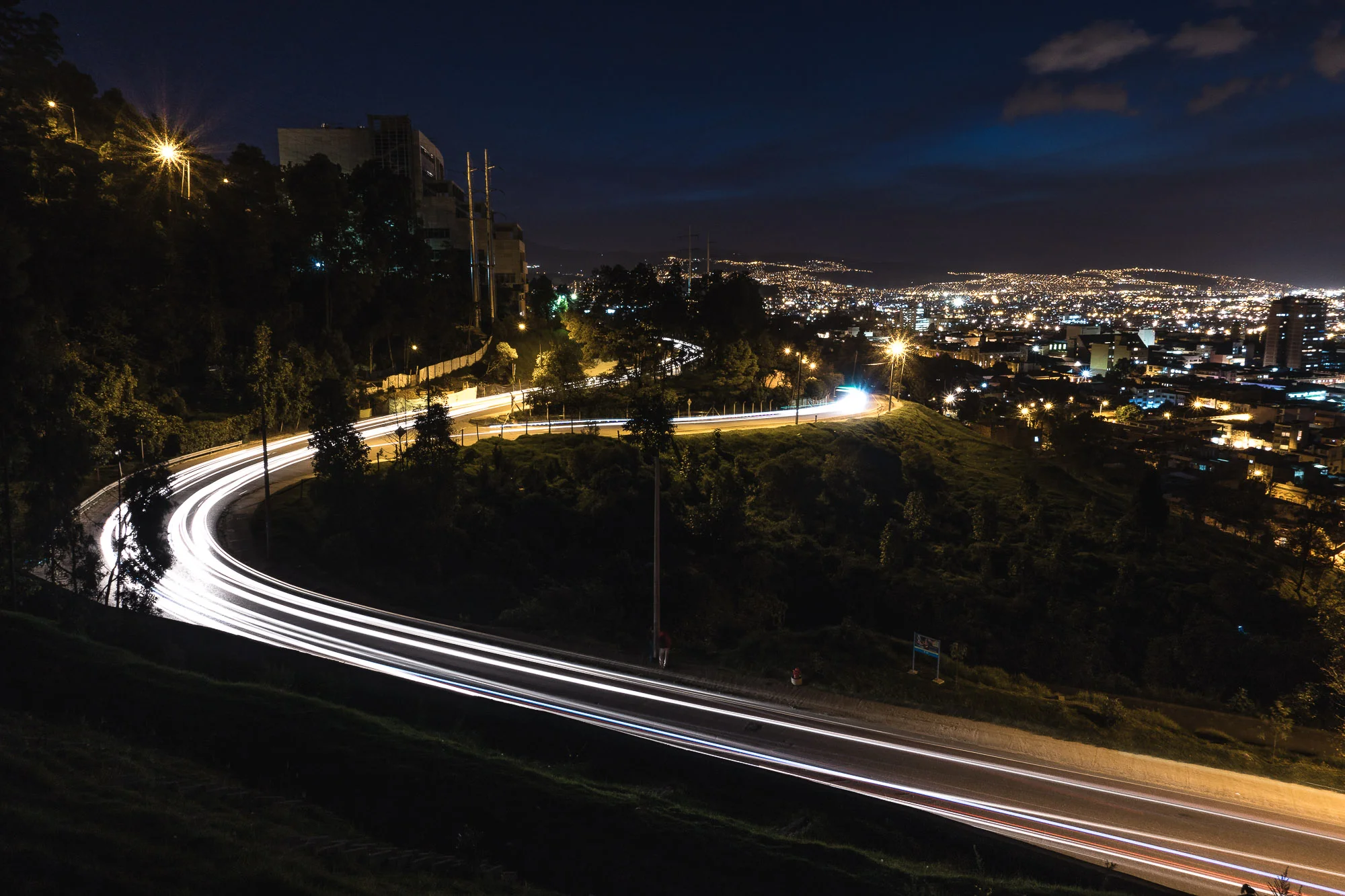 Long Exposure in Bogotá, Colombia