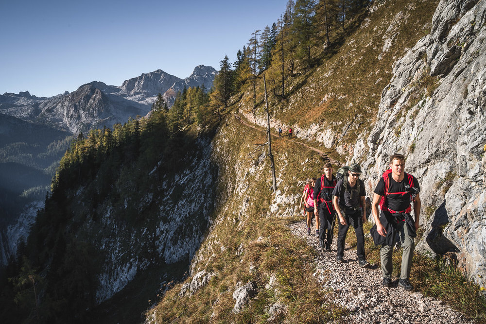 On the way down from Gotzenalm to Wasseralm