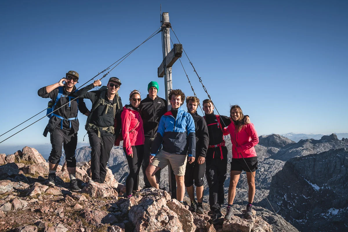 Summit photo on top of Funtenseetauern (2578m)