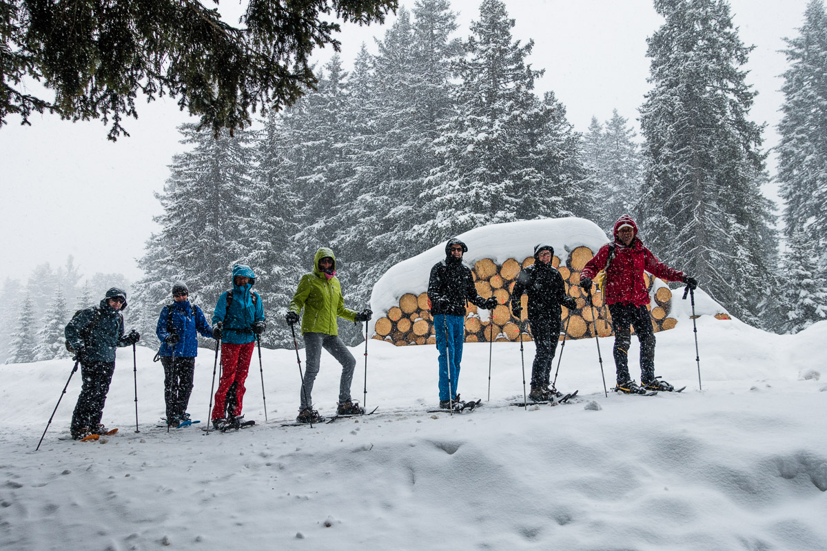 Immer wieder starkes Schneetreiben