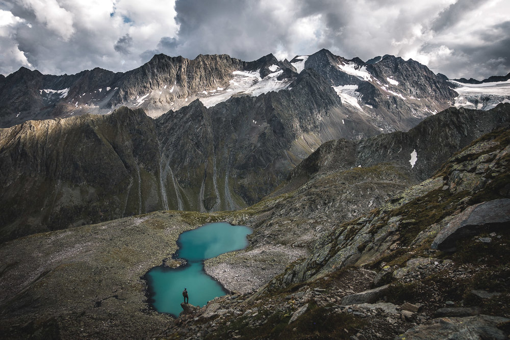 On the hike up to Rinnenspitze, Austria