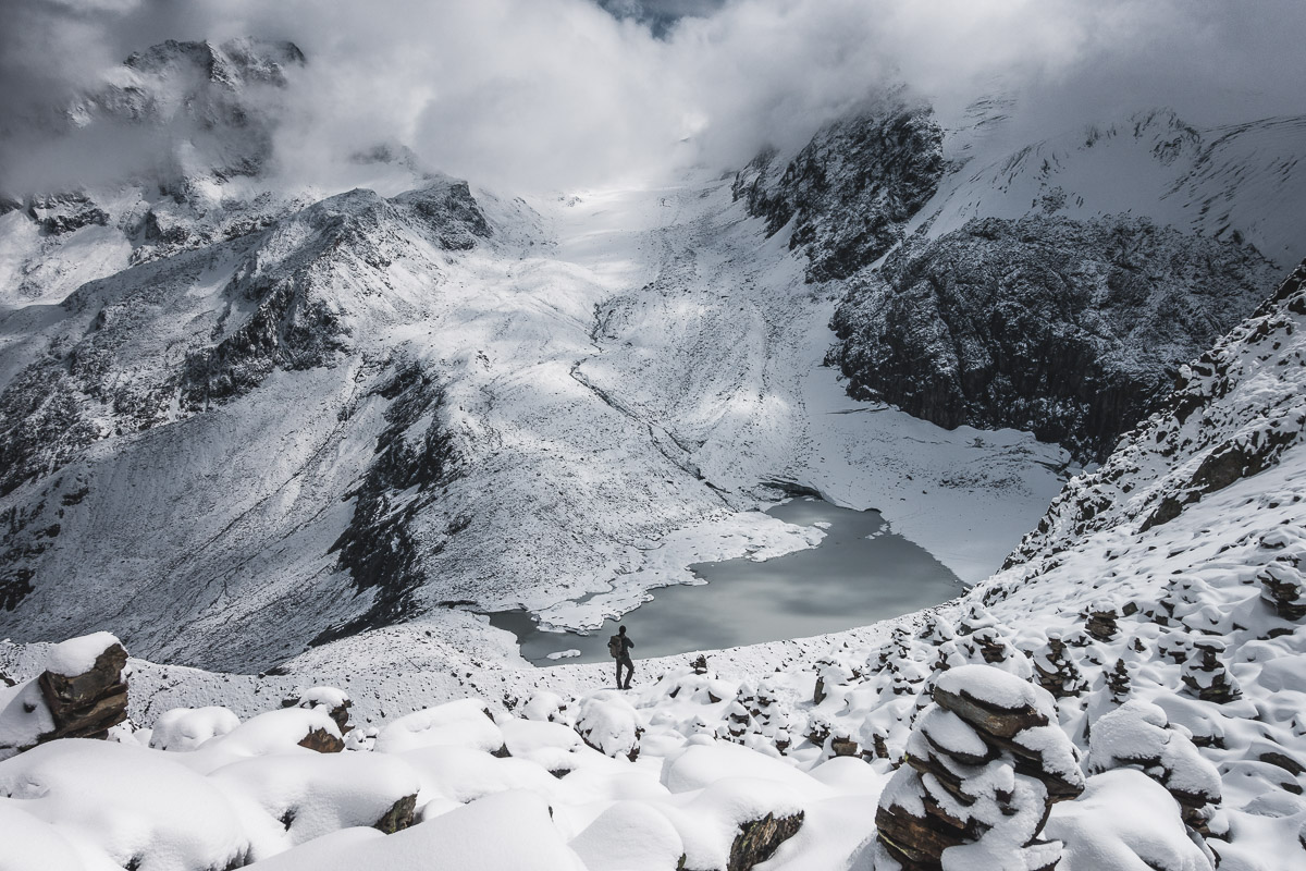 View from Peiljoch, Austria