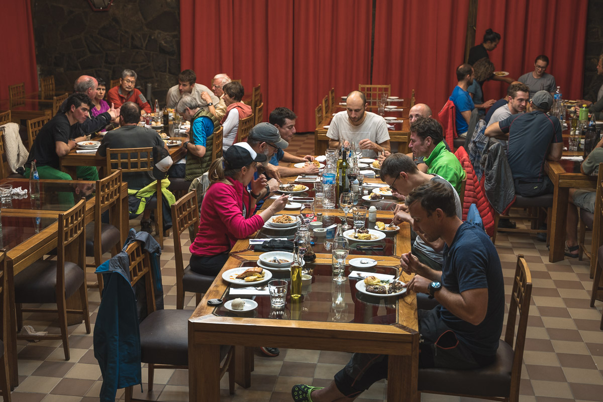 Four-course meal in Penitentes