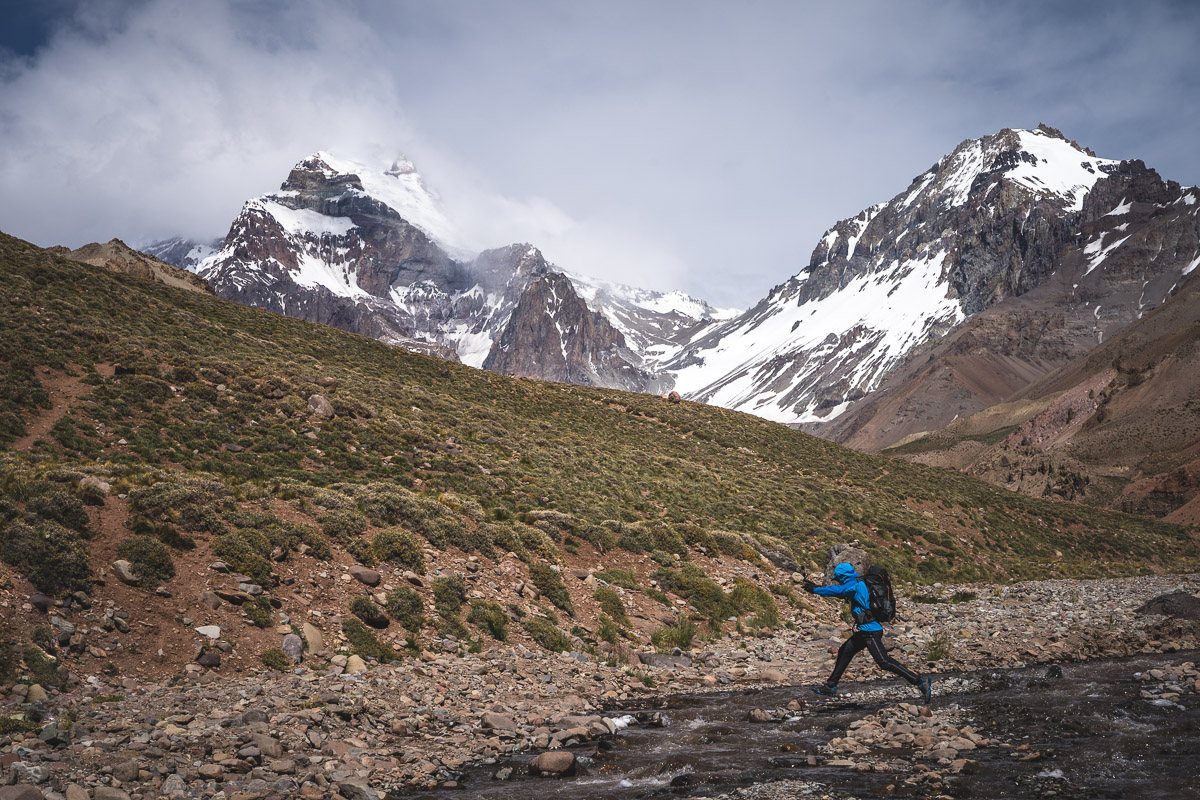 Another river crossing - this time on foot