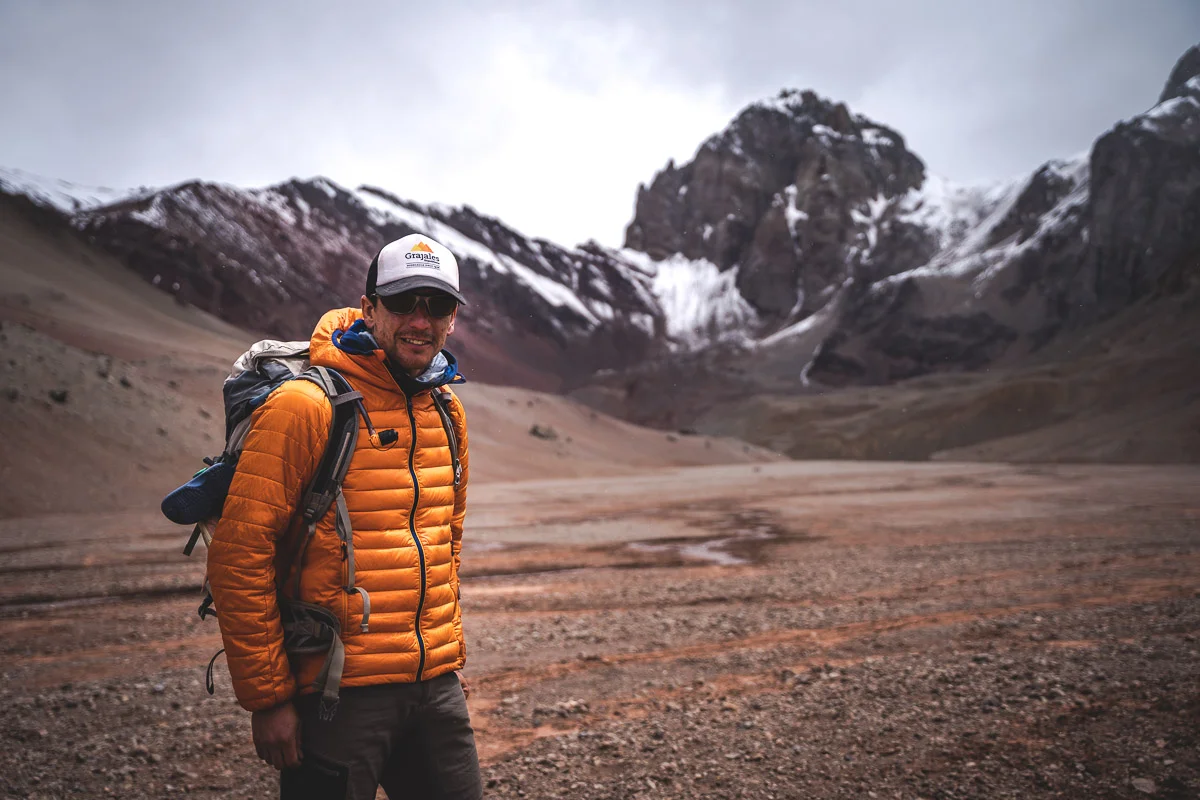 Our guide Mariano excited for Base Camp
