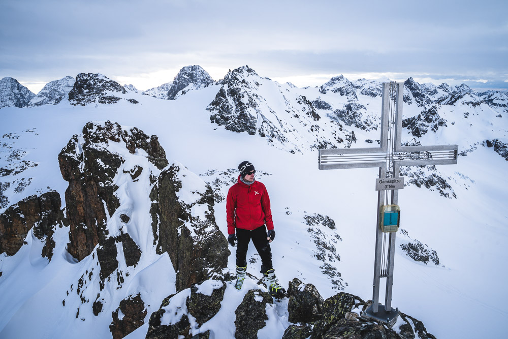 Am Gipfel der Gamsspitze