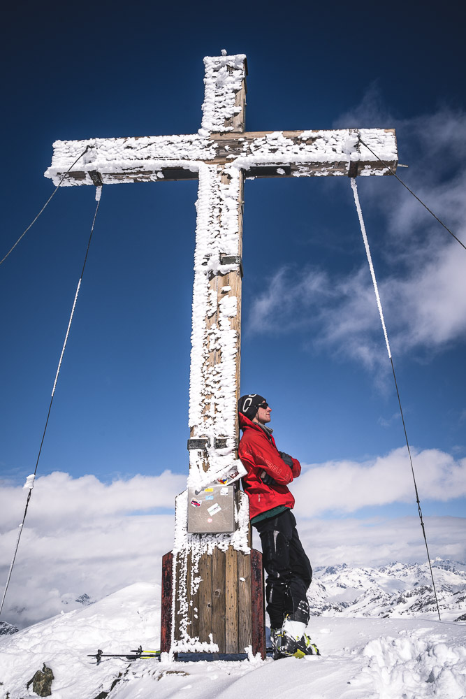 Silvrettahorn (3244m) Gipfelkreuz