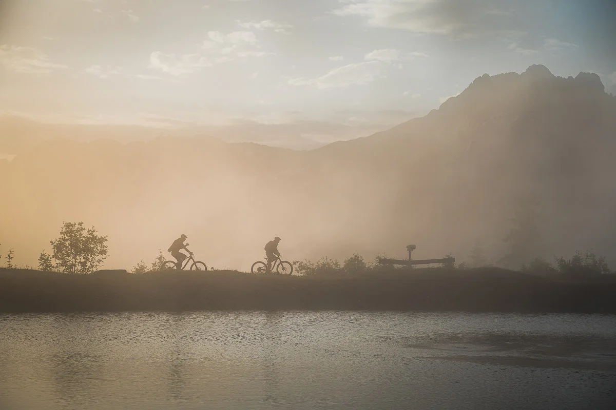 Mystische Stimmung am Astbergsee