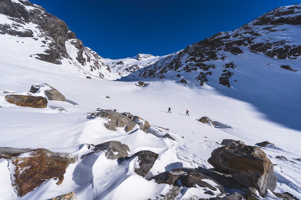 Mit dem Großen Geiger (3360m) im Blick 