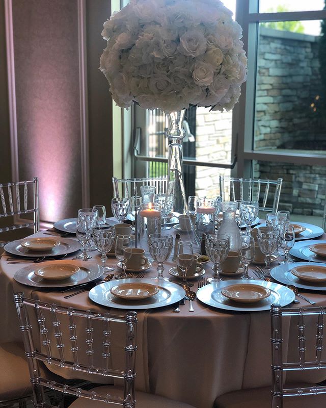 Be willing to be a beginner every single morning. Happy Monday!!!
.
.
.

We are a full service party rental &amp; event decorating company providing luxurious table covers, chair covers, overlays, sashes, napkins, runners, charger plates and centerpi