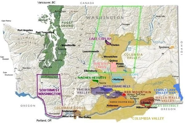 EXPLORE WASHINGTON WINE REGIONS