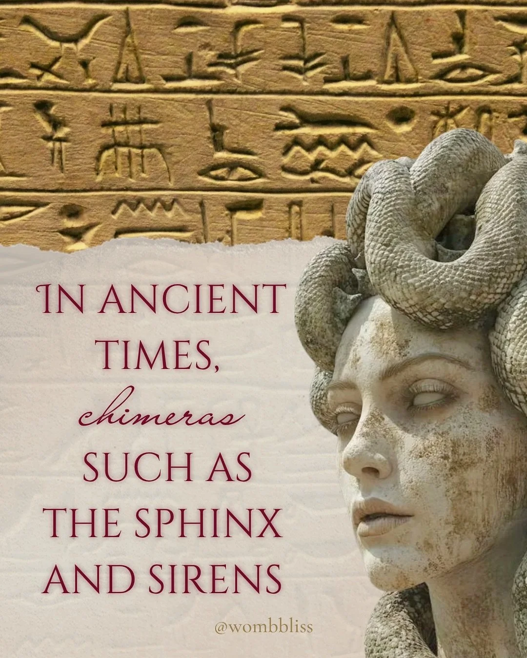Chimeras serve as a call to reconnect with your fierce, feminine oracle&mdash;where your instincts guide you to embody the forbidden myths.

#wombbliss #wildwoman #forbiddenfeminine 
 #femininemysteries #wombawakening #mythic #sacredfeminine #wombmys