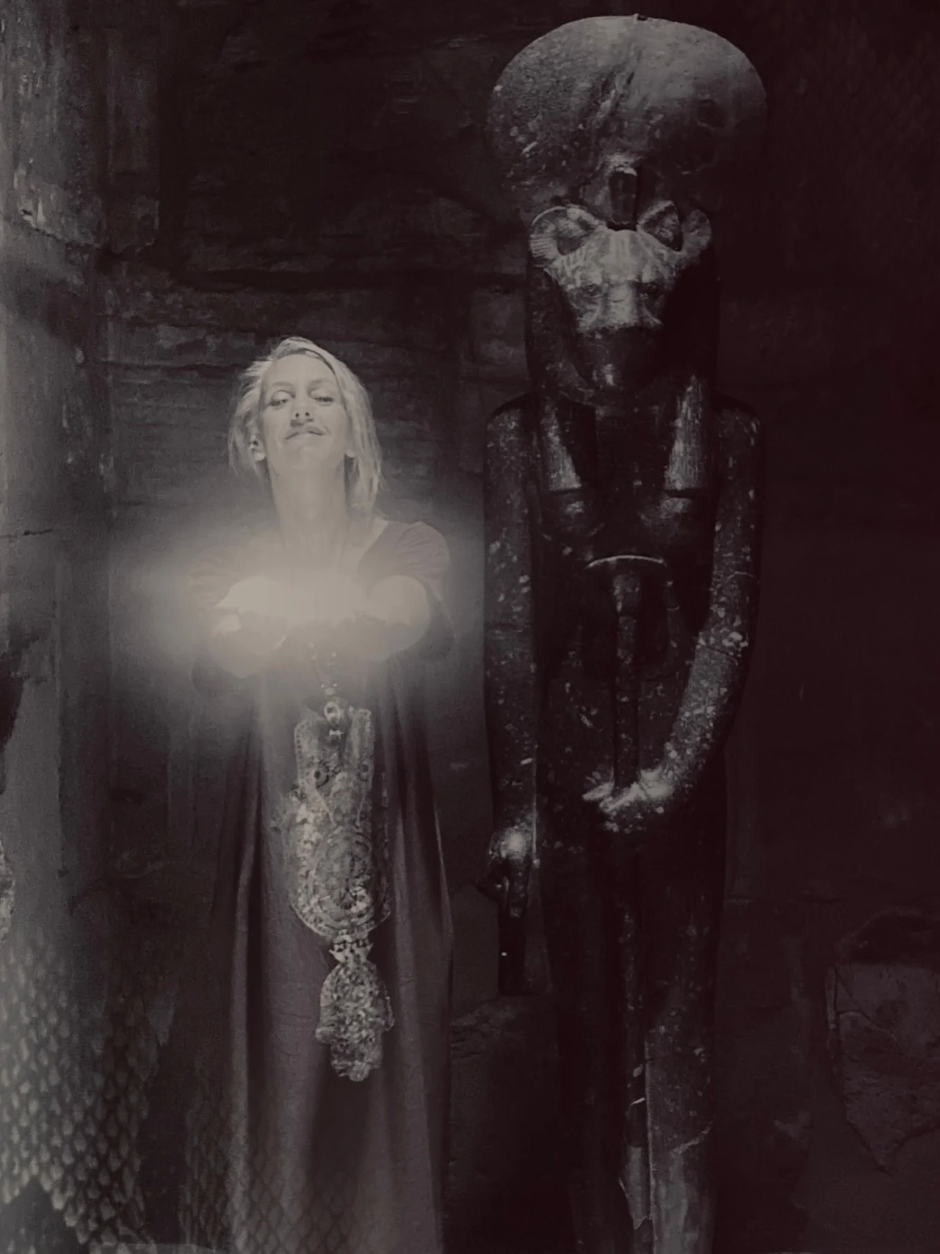 𓄂𓆃 Sekhmet is a Chimera
Half woman, Half lioness 
She is Feral Fatale 𓄂𓆃

She beckons you to ignite 
The FeralFemmeFatale within 

She beckons you to resurge your 
Feral Soma 
Ecstatic Grief 
Radiant Magnetism
Alchemical Pleasure 
Liberating your