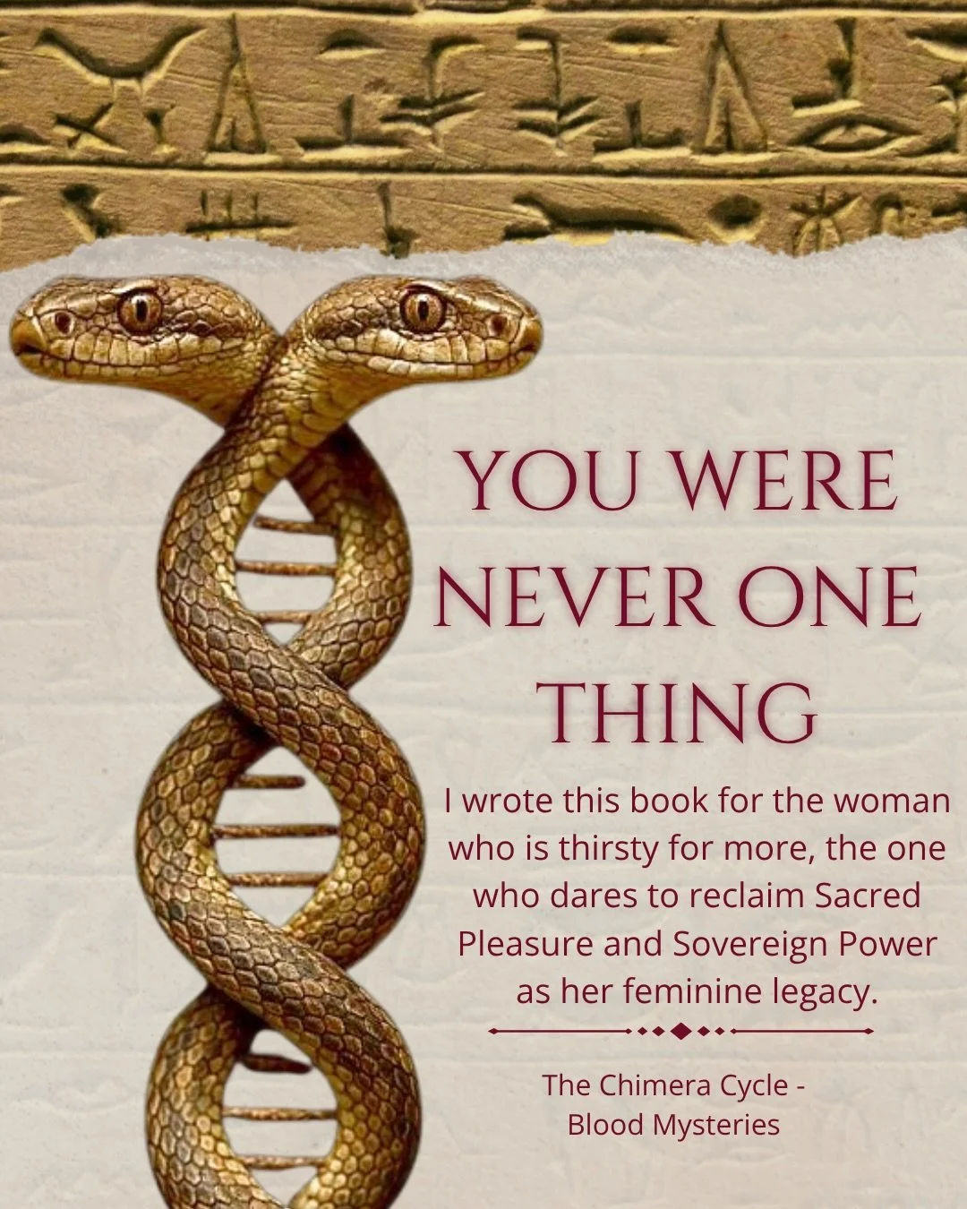 Descend with me, to the territory of Chimeras and your Womb Bliss 🐉❤️&zwj;🔥🐉 Grab the taster Ebook 🔗 on the bio

𓄂𓆃 Nika Katz
@wombbliss 

#consciousmenstruation #wombawakening #wombwisdom #ancestralhealing #femininehealing