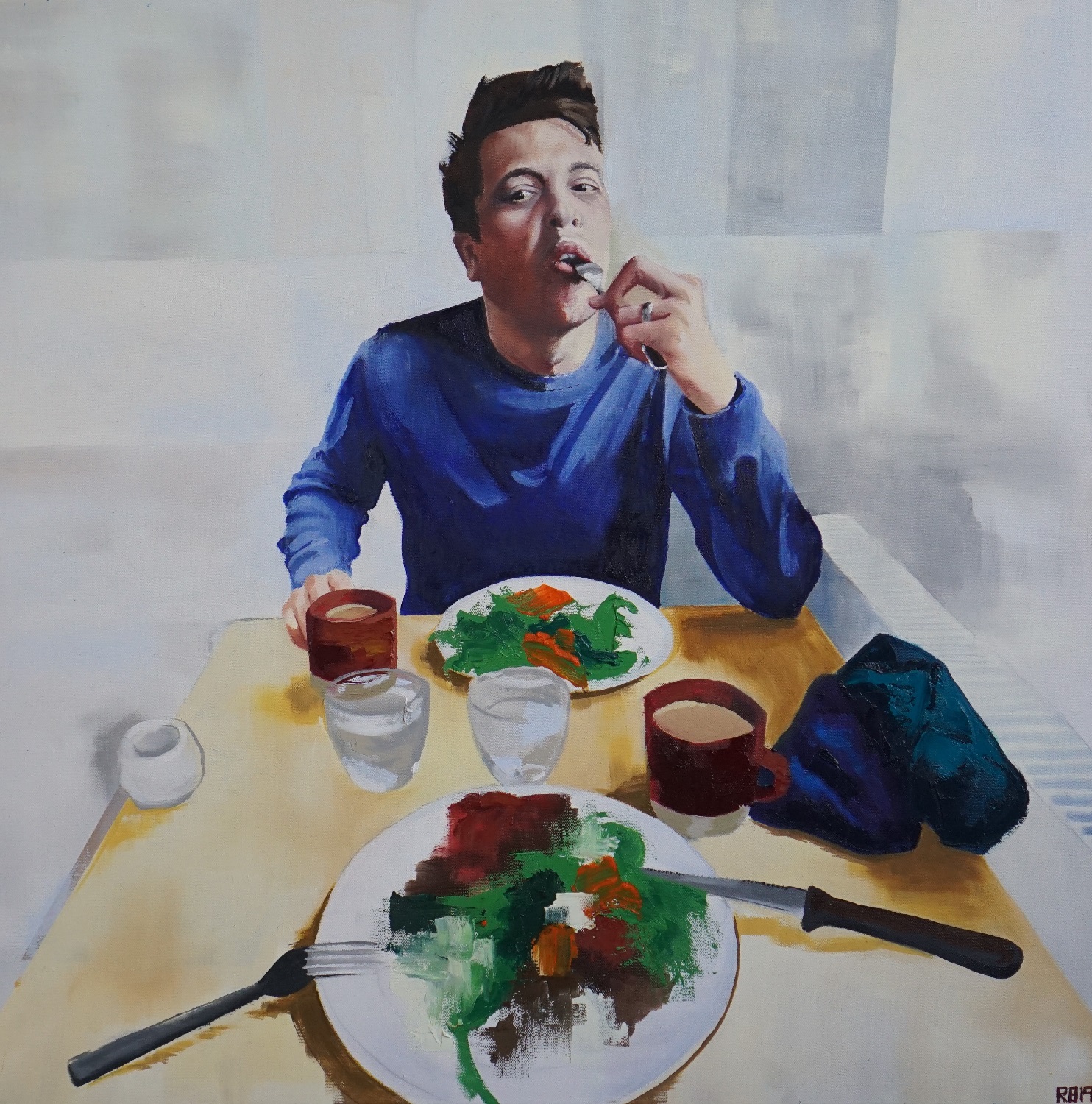 andy in margate, oil pn canvas, 76x76cm, 2019.jpg