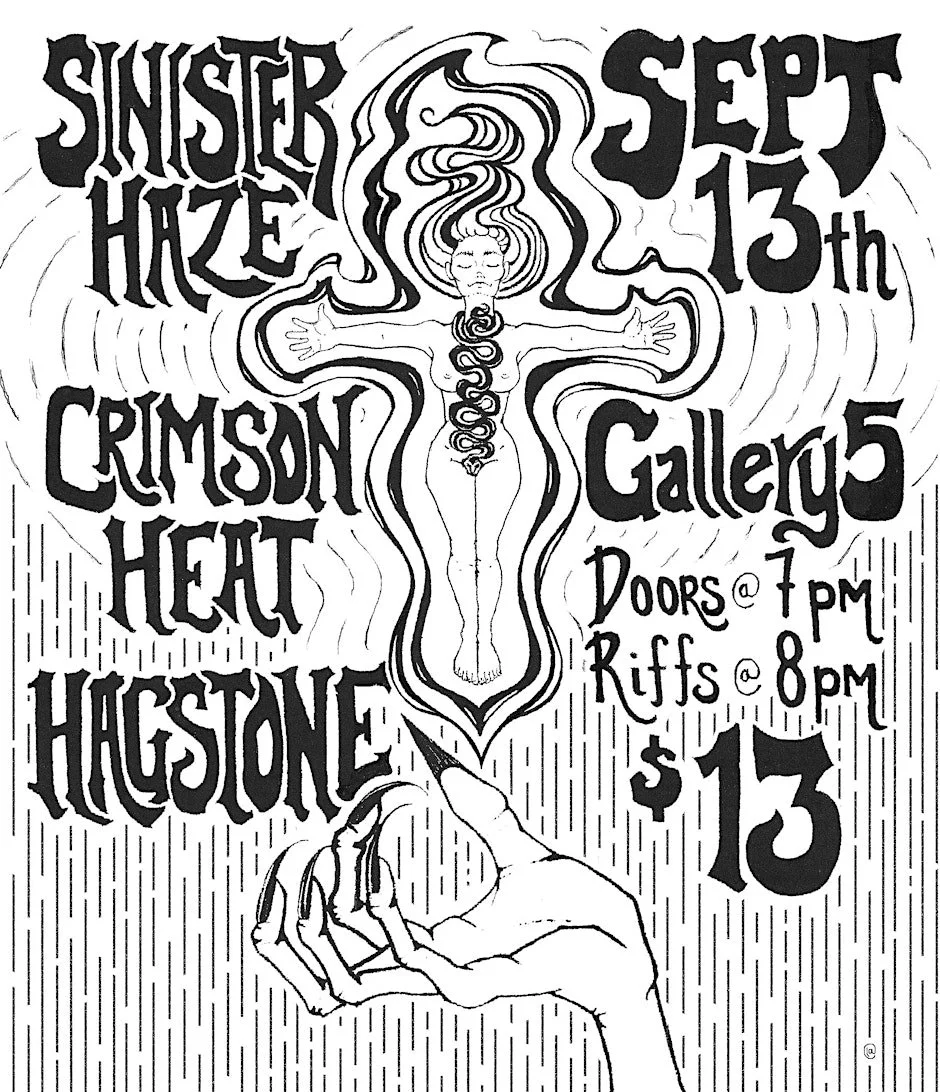 Sinister Haze, Crimson Heat, Hagstone