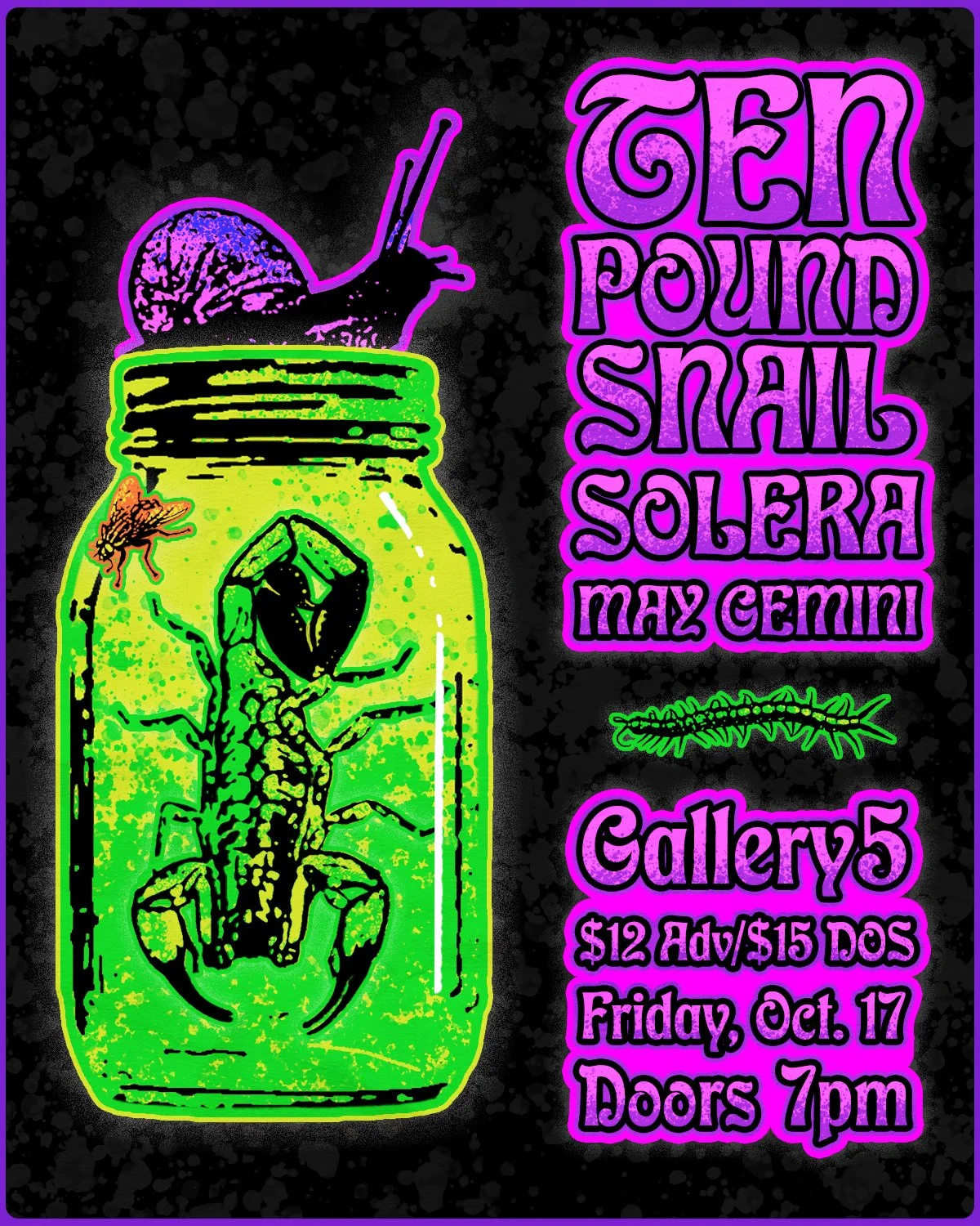 Ten Pound Snail, May Gemini, Solera