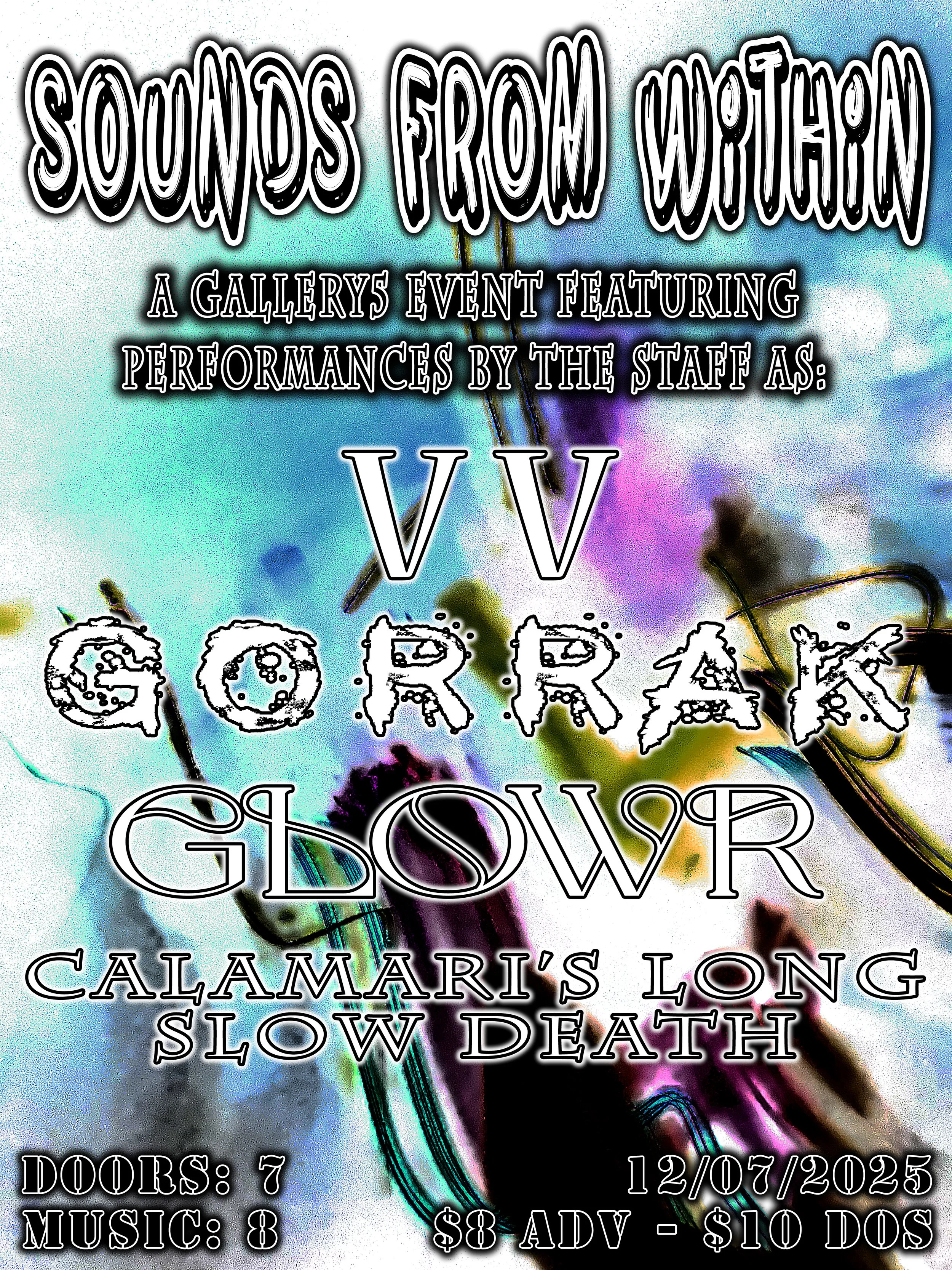 SOUNDS FROM WITHIN: A Gallery5 Event Featuring Performances by the G5 Staff