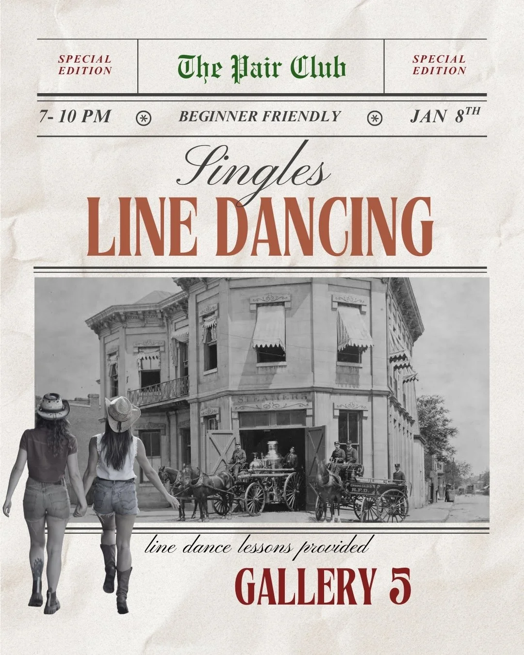Singles Line Dancing at Gallery5!