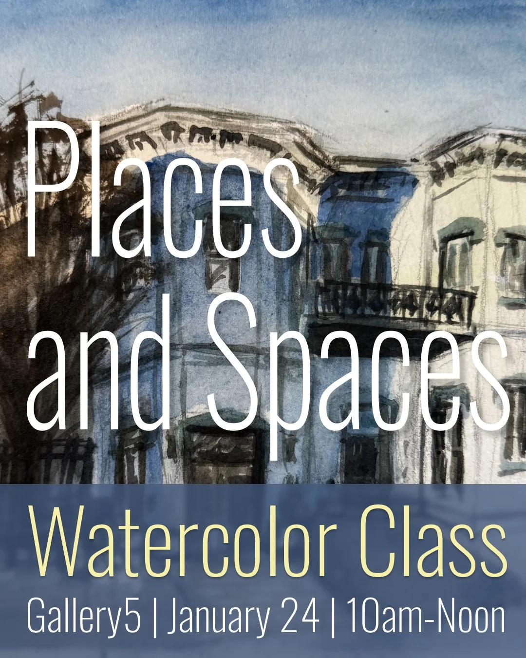 Watercolor Class with Sam Poulin