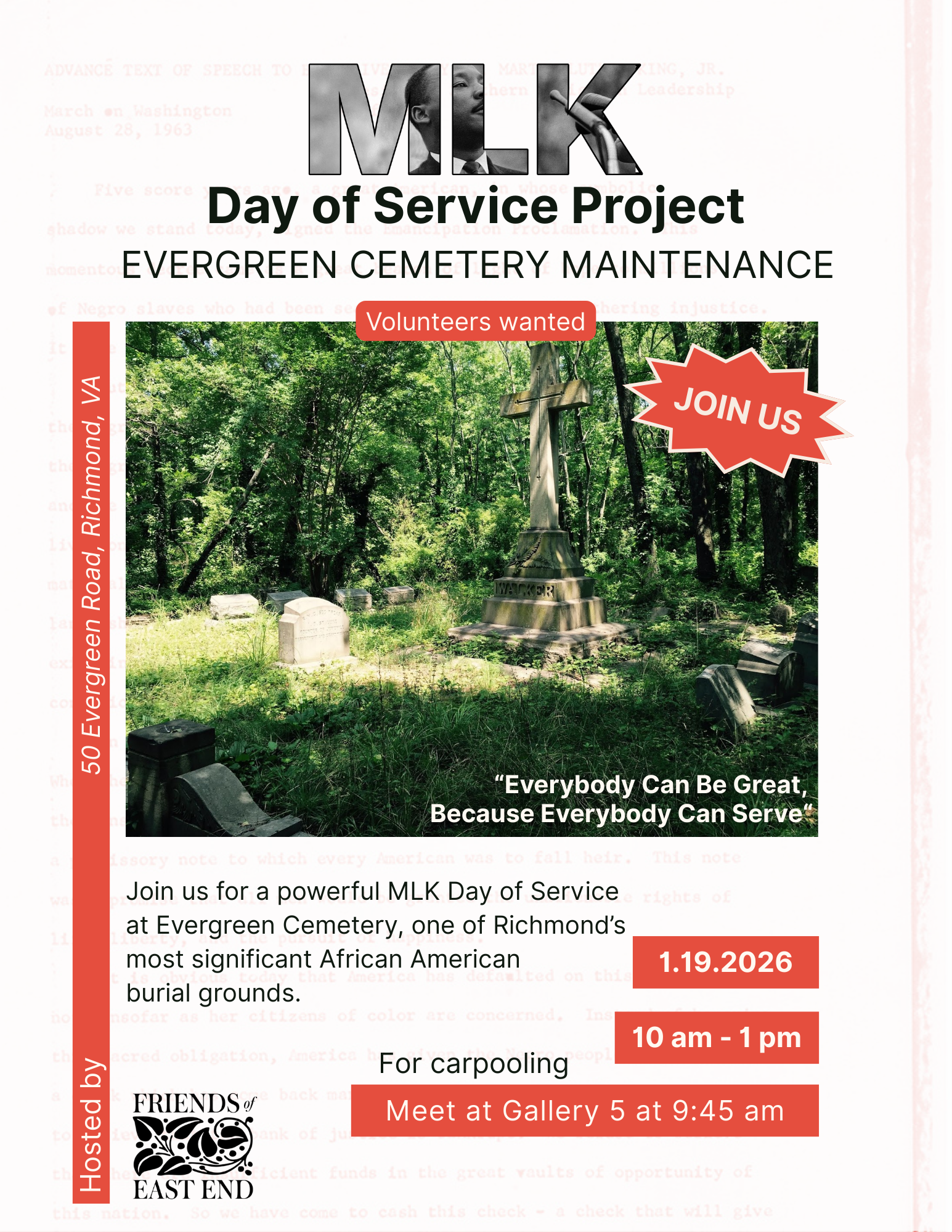 G5 Service Day for MLK