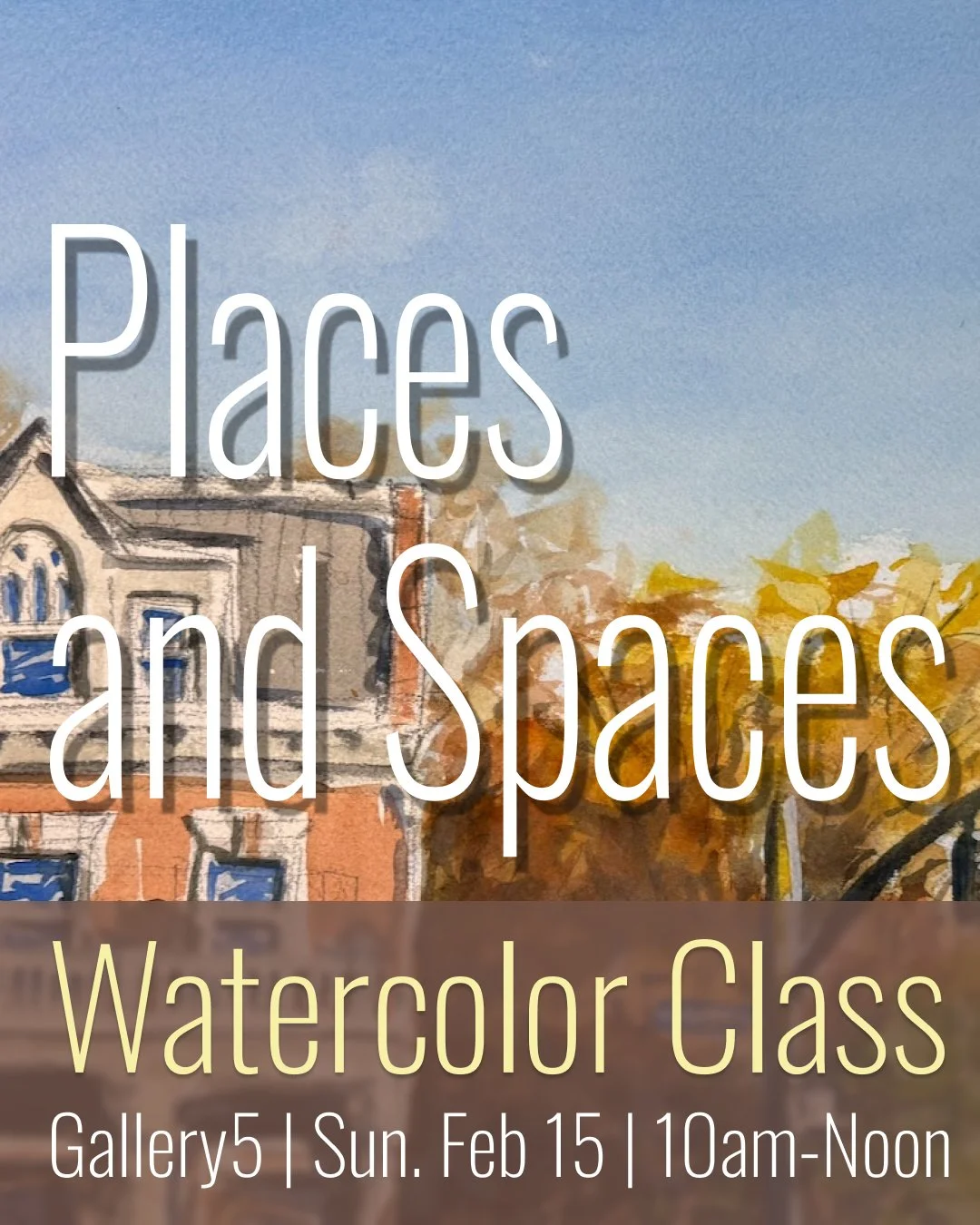 Watercolor Class with Sam Poulin