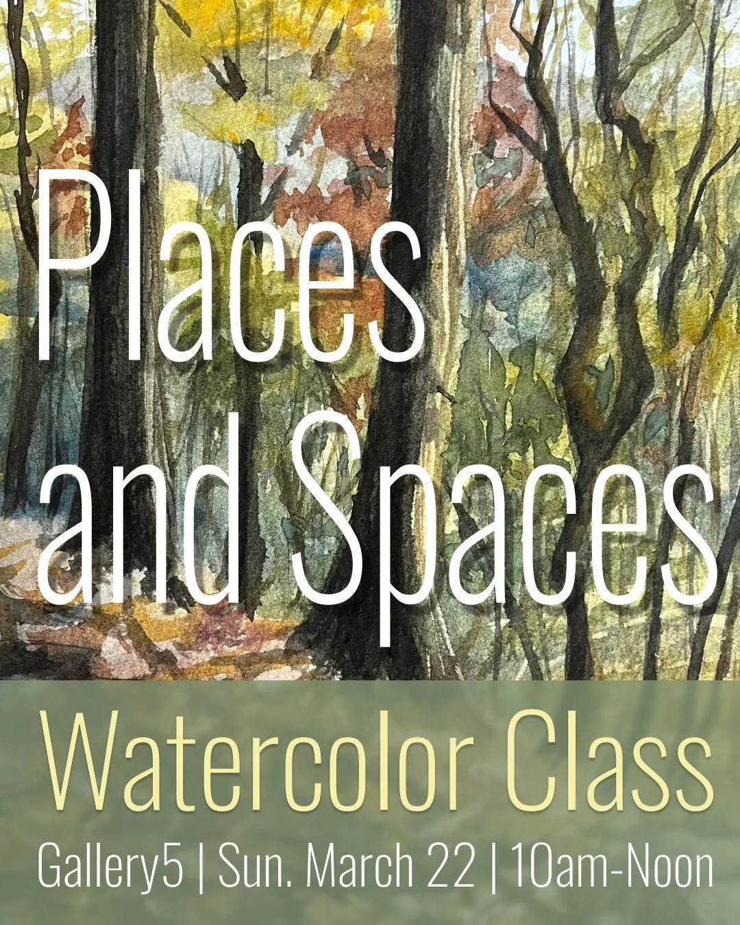 Watercolor Class with Sam Poulin