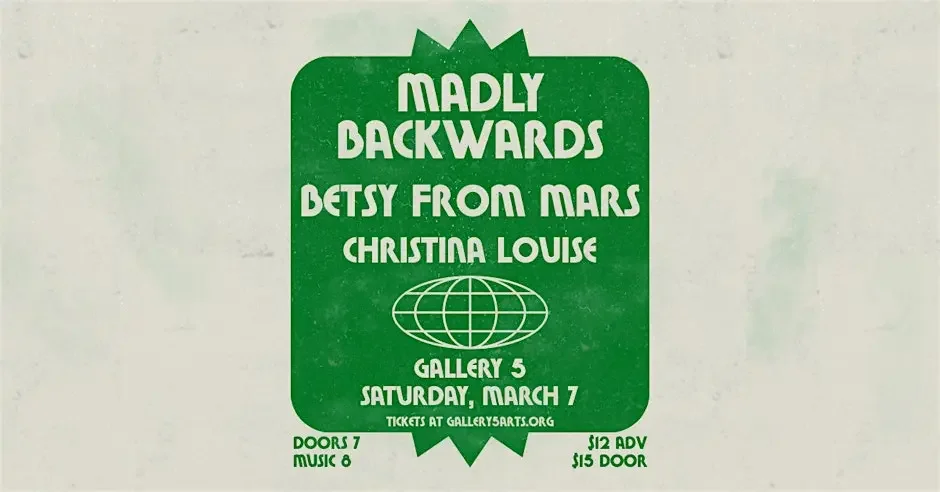 Madly Backwards, Betsy from Mars, Christina Louise