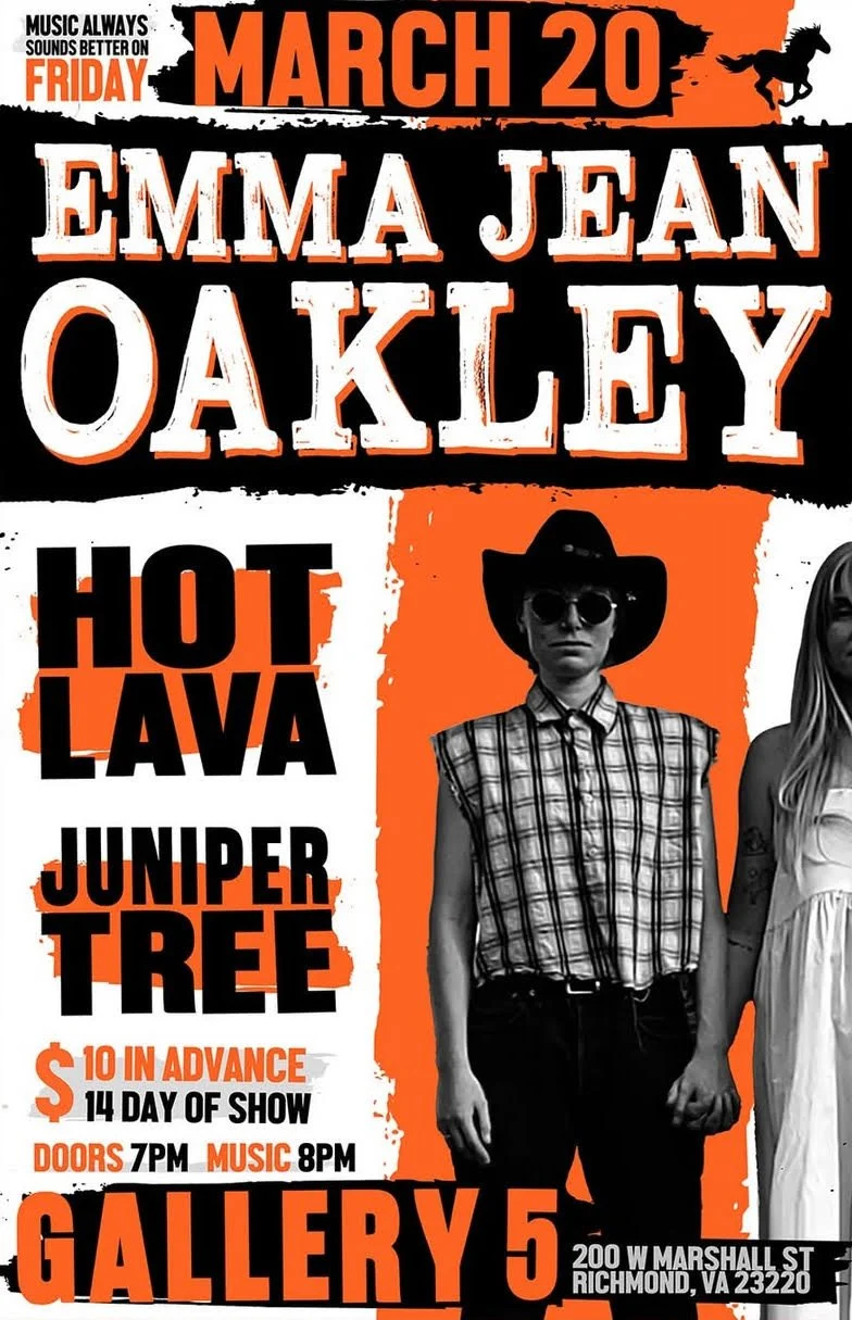 Emma Jean Oakley, Juniper Tree and Hot Lava