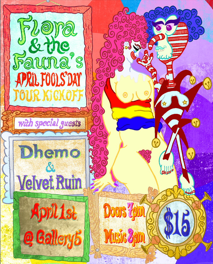 Flora and the Fauna's April Fool's Day Tour Kickoff!