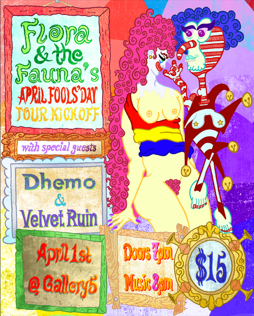 Flora and the Fauna's April Foo's Day Tour Kickoff!